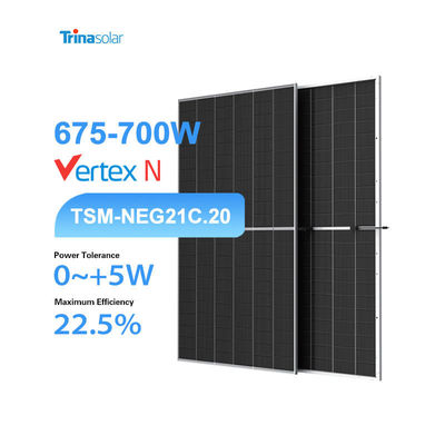 Trina Solar NEG21C.20 painéis solares bifaciais 675W-700W série de painéis para sistema de energia solar
