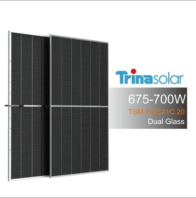 Painel Solar Mono TSM-NEG21C.20 670W 675W 680W 685W 690W 695W 700W para Sistema de Energia Solar