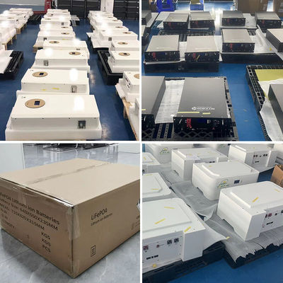 Bateria de lítio solar certificada 200ah 48V/51.2V100ah com tipo montado no rack e na parede