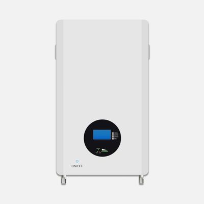 48V/51.2V 100Ah Bateria solar de íons de lítio montada na parede para gama de potência de saída de 5-10 KWh