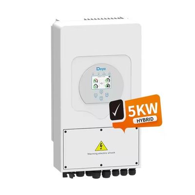 Proteção IP65 Inverter Solar Híbrido de Fase Única de 6kw para Sistema de Energia Solar Doméstico