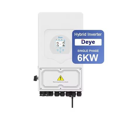 Deye 6kw Inverter SUN-6K-SG03LP1-EU Versão UE de fase única com e proteção IP65