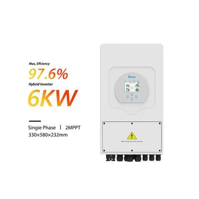 Inverter solar híbrido de fase única de 5 kW SUN-5K-SG03LP1-EU com ≥ 99,9% de eficiência
