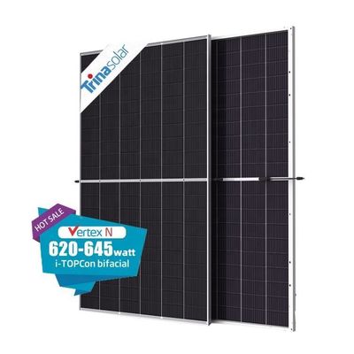 Sistema de energia solar Trina Solar TSM-NEG20C.20 620-645W Bifacial N-tipo Mono Pv módulo solar