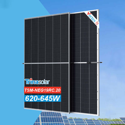 Sistema de Energia Solar Trina Painel Solar 605W 610W 615W 620W 640W Half Cut 650W 660W 670watts