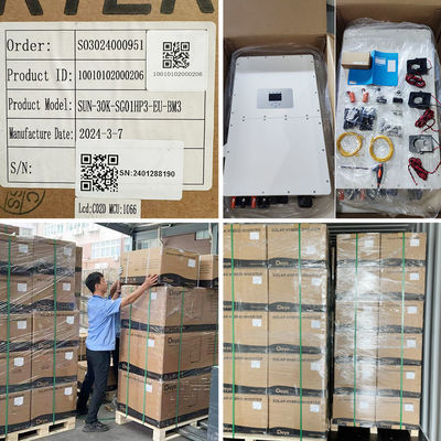 Deye SUN-30K-SG01HP3-EU-BM3 Inverter híbrido de alta tensão para instalações de energia solar