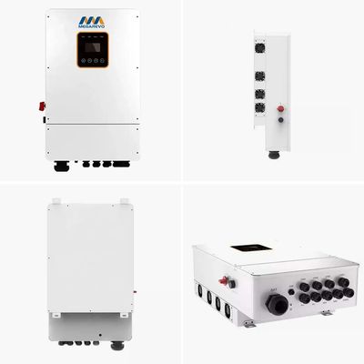 Display LCD Megarevo Inverter híbrido R5KLNA 8kw 10kw Inverter solar de fase dividida fora da rede