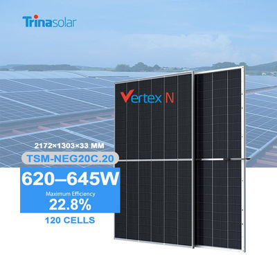 Bifacial do tipo N do Trina TOPCon Panel 210mm Half Cut Cell para o melhor desempenho