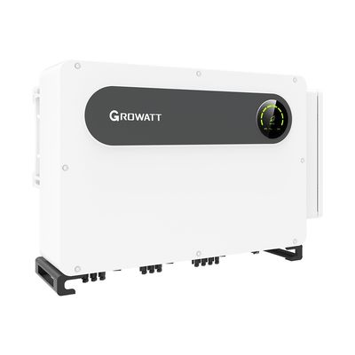 Três inversores DC/AC de fase Growatt MAX 100-125KTL3-X LV com 5 sistemas solares