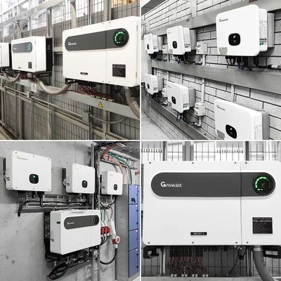 Certificado IEC61727 Growatt MAX 100KTL3 X LV On Grid Inverter Três Fases 50hz 60hz