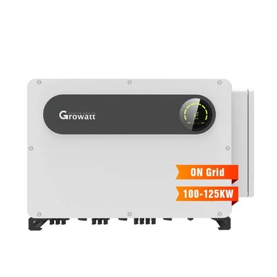 Max. Tensão CC 1100V Growatt MAX 100-125KTL3-X LV Inverter de três fases na rede com WiFi