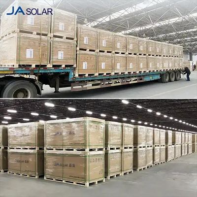 JA Solar JAM78D40 MB Painel Solar Mono de Meia Célula 600W-625W para Sistema Solar Comercial
