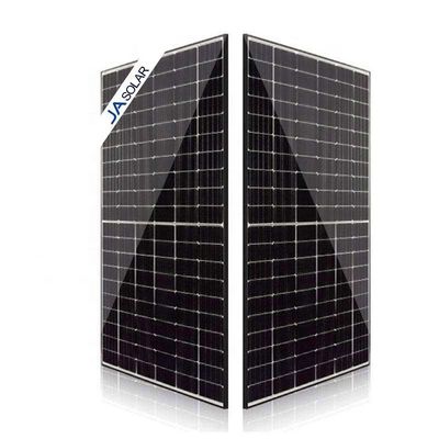 Módulo mono semi-cortado de vidro bifacial de tipo JA N 615W 620W 625W painel solar