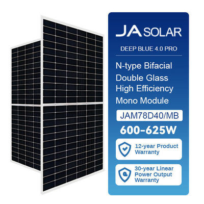 620W JAM72D42/LB Painel solar elevado com 22,4% de eficiência e 2465*1134*35mm Dimensões