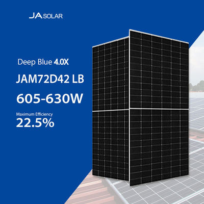 JA Solar 620 Watts Painéis Solares Bifaciais do Tipo N Melhor Escolha para Soluções de Energia Solar