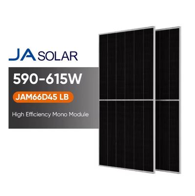 590-615W Painéis Solares Bifícios Meio Cortados com Vidro Fronteiro de 2,0 mm e Vidro traseiro de 2,0 mm