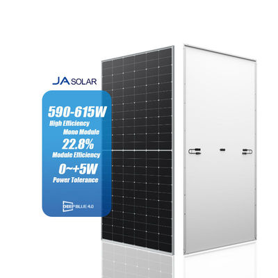JA painéis solares JAM66D45 LB 590W 595W 600W 605W 610W 615W tipo n Bifacial vidro duplo