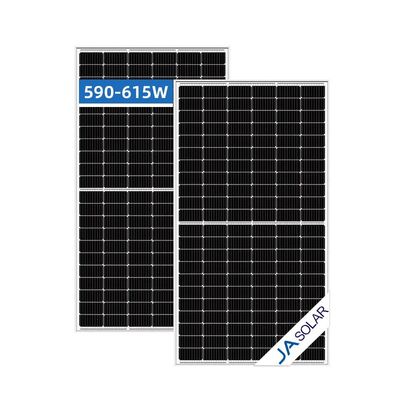 JA 590W 595W 600W Painel Solar Mono 605w 48v Alemanha 610 Watt 615wp 600w Módulo fotovoltaico