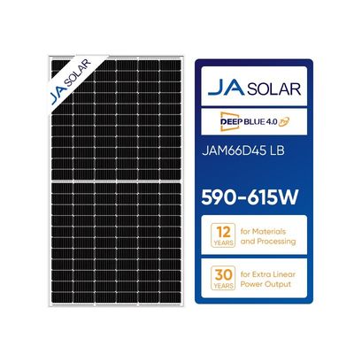 Home Sistema de armazenamento de energia solar 590W-615W 132Cell Perc N-Type Bifacial Mono Pv Panel