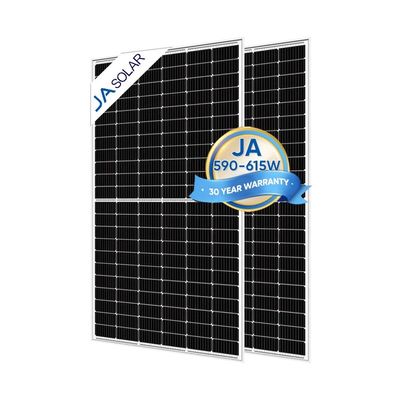 JA JAM66D45 LB 590W 595W 600W 605W 610W 9BB 12BB Painel solar semi-cortado Módulo fotovoltaico 615W