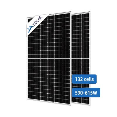JA Sistema Solar Plate Mono Panel 590W 595W 600W 605W 610W 615W a 22,80% eficiência do painel