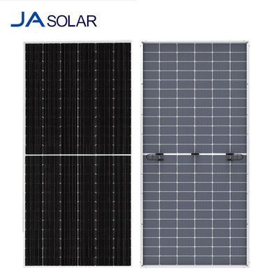 JA painéis solares 590w 595w 600w 605w 610w 615w módulos monobifaciais de vidro duplo tipo N