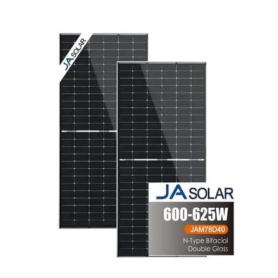 575-600W Duplo Vidro N-TOPCON Bifacial Mono Painéis Solares JA Solar Azul Profundo 4.0