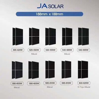 JA Solar Deep Blue 4.0 Módulo mono bifacial de classe dupla tipo N 575-600W JAM72D40 LB