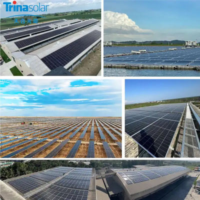 Trina painel de energia solar personalizado 645W 650W 660W com 22,5% e MC4 EVO2/TS4* conector