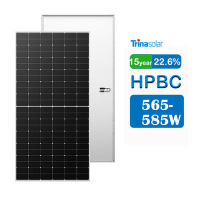 585W Trina Solar TSM DE19R Módulo monocristalino de meia célula com conector compatível com MC