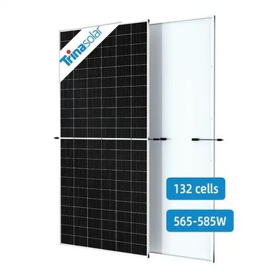565W 570W 575W 580W 585W Módulos Solares Pv de Meio corte com Estrutura de Liga de Alumínio Anodizada