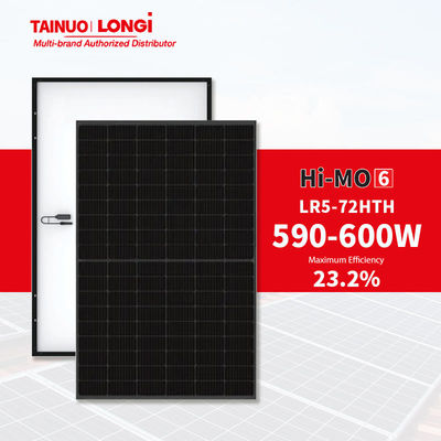 Longi Hi-MO 6 painel solar 590W 600W 600 Watt Half Cell Pv painéis módulo com armazém