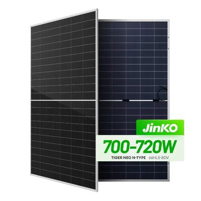 Real Jinko 700W Bifacial Painel Solar de Vidro Duplo para Aplicações Solares Versáteis