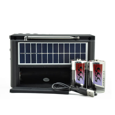 Personalização Compacto Camping Rádio Solar Com Luz de Carga de Tocha