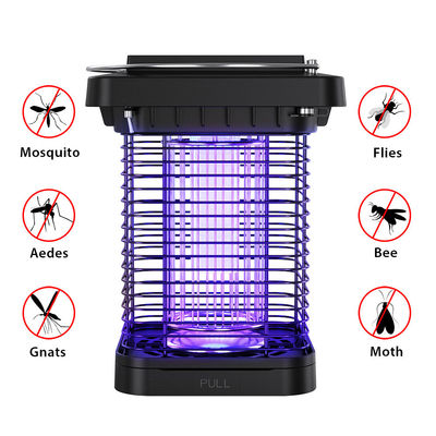 Lâmpada de combate a mosquitos LED de 365nm com energia solar Resistente a intempéries