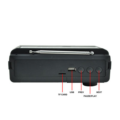 Retro AM FM SW Multi Band Rádio Solar Antique Design Com Bt Speaker