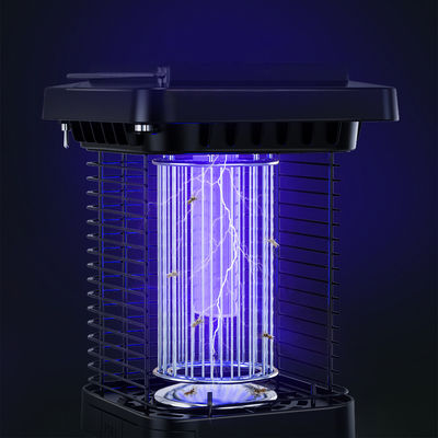 1300V USB recarregável energia solar Bug Zapper Lanterna Mosquito Zapper lâmpada UV Frio Branco