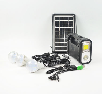 Kit de iluminação solar LED para emergência ao ar livre Kit de iluminação solar LED para painel solar