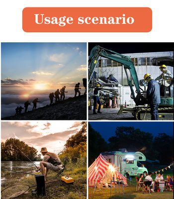 Sistema de iluminação solar móvel para acampamento ao ar livre Compacto Kit de iluminação solar LED de 3W