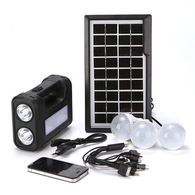 Sistema de iluminação solar sem rede Kit de iluminação solar recarregável 28,8w