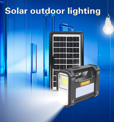 Sistema de iluminação solar sem rede Kit de iluminação solar recarregável 28,8w