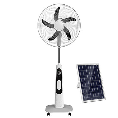 Ventilador solar personalizável de 18 polegadas Ventilador solar recarregável para casa