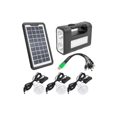 4500mah Bateria de lítio Sistema de iluminação solar LED para casa 35h Tempo de trabalho longo